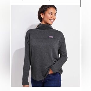 Vineyard Vines Charcoal Turtleneck Sweatshirt Sz Small